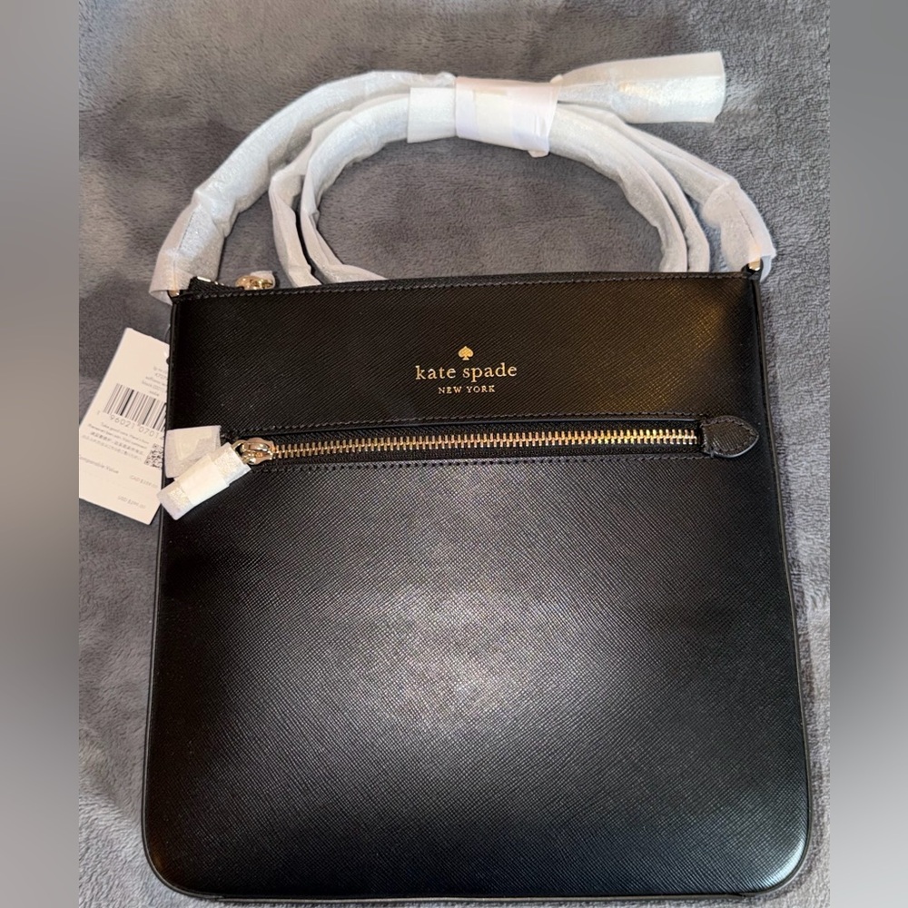 Kate Spade Sleek Black Sadie Crossbody Bag
